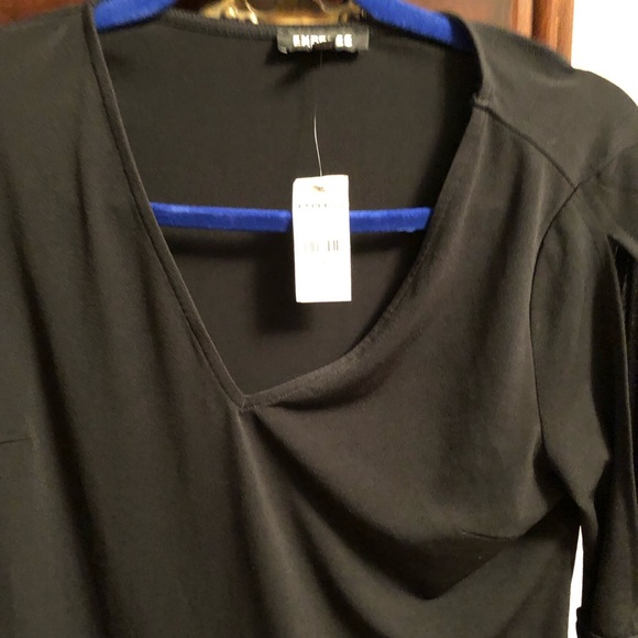 Express Tops - Express Black and Blue Garment